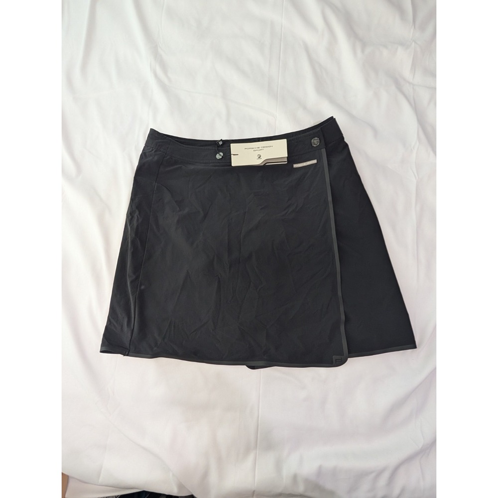 Adidas Porsche Design Sport Womens Skort Black Sz 38 US M 2013 Luxury NWT RARE